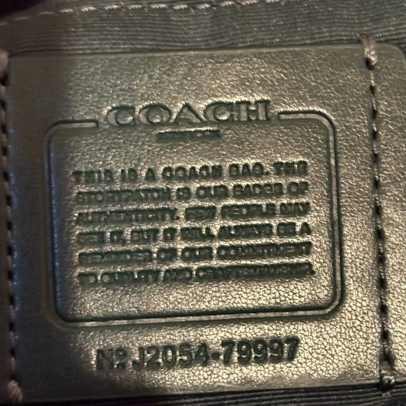 Coach Green Leather Purse - Picture 6 of 11